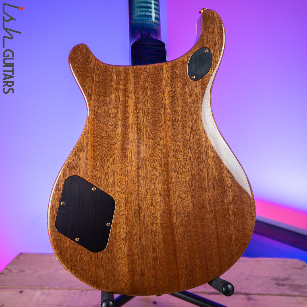 2018 PRS Wood Library McCarty 594 Semi Hollow 10 Top Aquableux Purpleburst