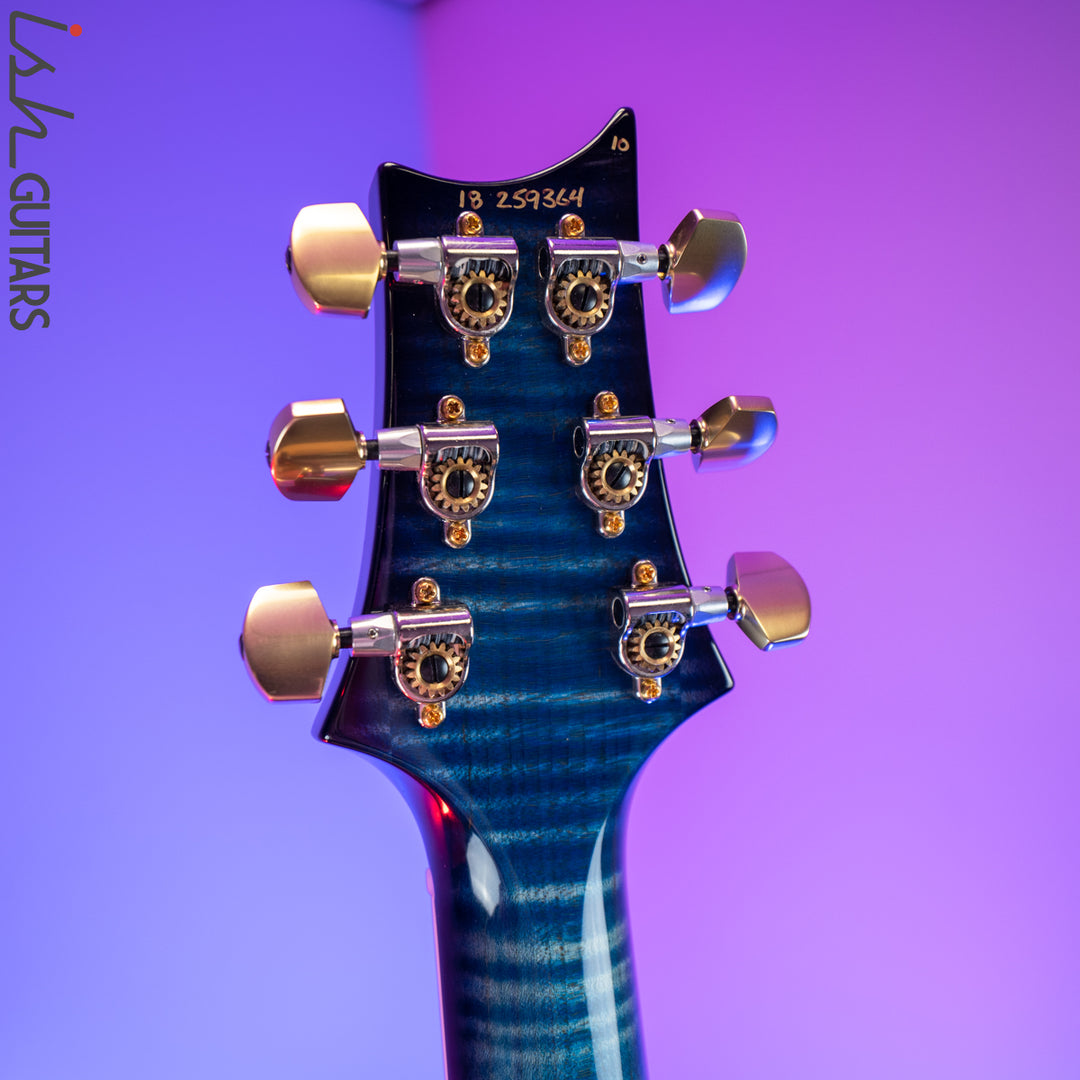 2018 PRS Wood Library McCarty 594 Semi Hollow 10 Top Aquableux Purpleburst