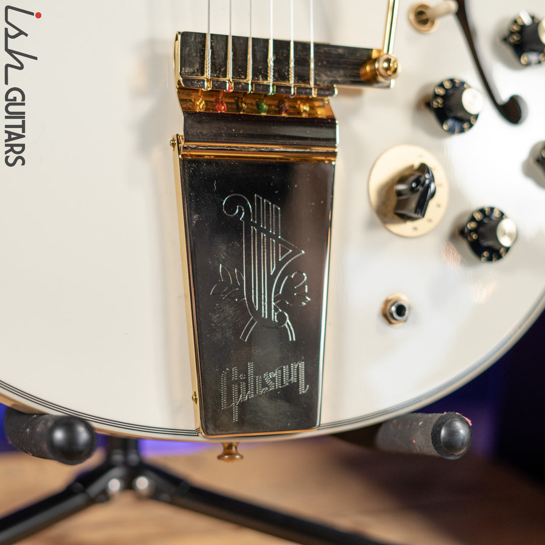 2010 Gibson Custom Shop ES-355 Semi-Hollow Alex Lifeson Signature Alpine White