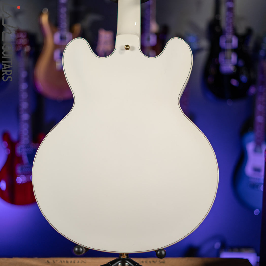 2010 Gibson Custom Shop ES-355 Semi-Hollow Alex Lifeson Signature Alpine White