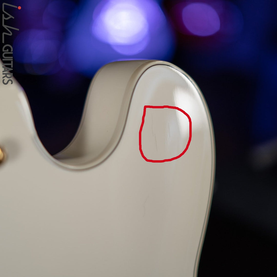 2010 Gibson Custom Shop ES-355 Semi-Hollow Alex Lifeson Signature Alpine White