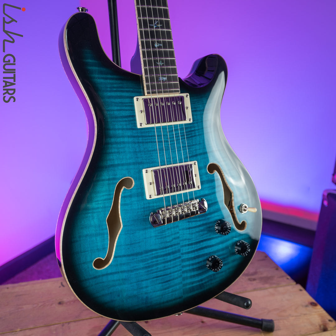 2020 PRS Paul Reed Smith SE Hollowbody II Piezo Peacock Blue