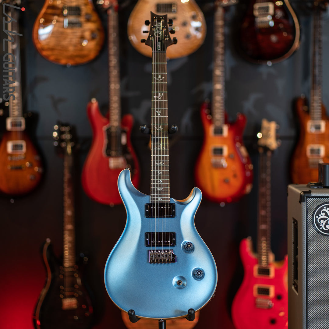 PRS Custom 24 Wood Library Frost Blue Opaque Satin