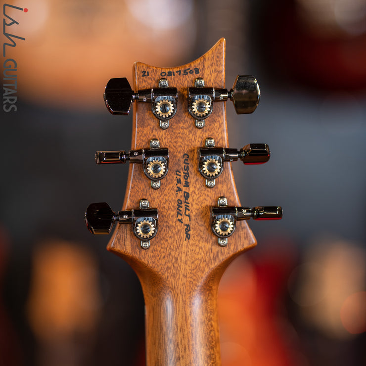 PRS Custom 24 Wood Library Frost Blue Opaque Satin