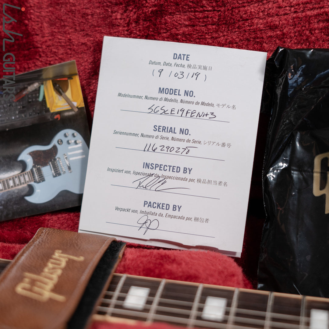2020 Gibson SG Standard Frost Blue