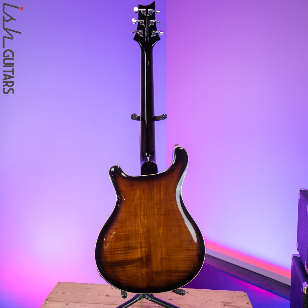 2020 PRS Paul Reed Smith SE Hollowbody II Piezo Black Gold Burst