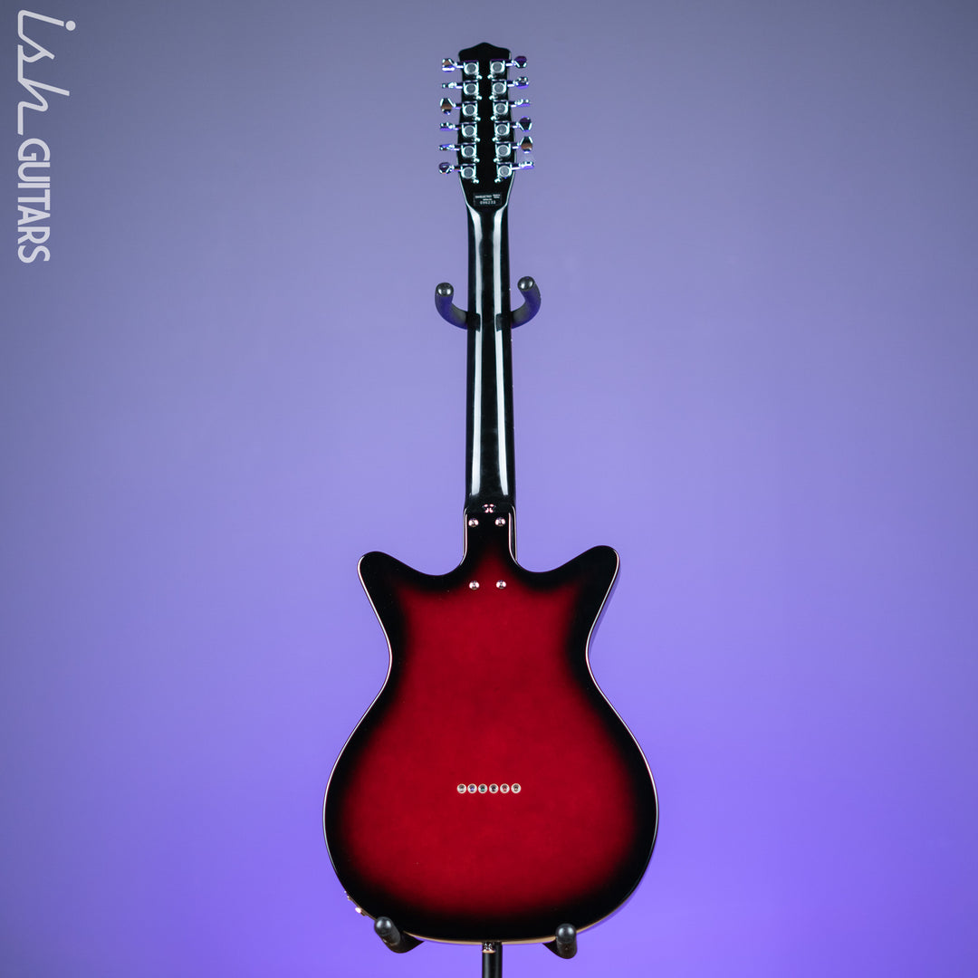 Danelectro 59x12 12-String Electric Guitar Red Burst Demo