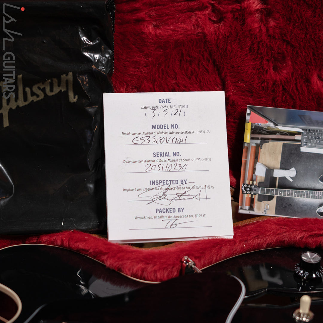 2021 Gibson ES-335 Dot Black Gloss
