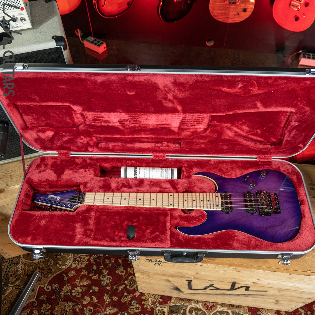 Ibanez Prestige RG752AHM Royal Plum Burst Electric Guitar