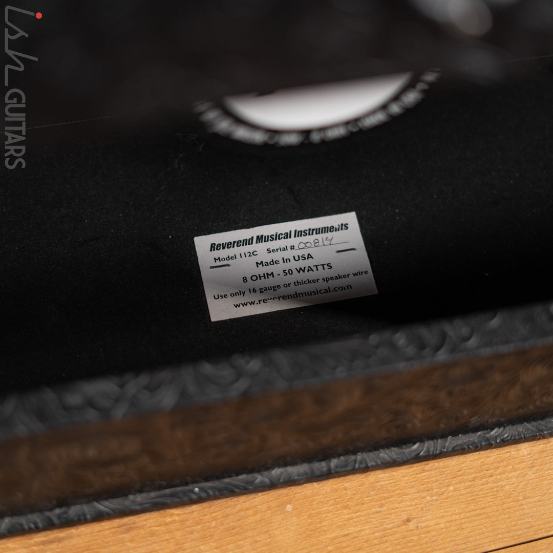 Reverend 1x12 112C Speaker Cabinet Black Paisley