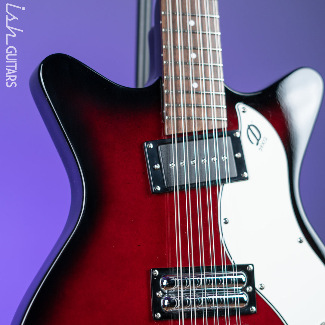 Danelectro 59x12 12-String Electric Guitar Red Burst Demo