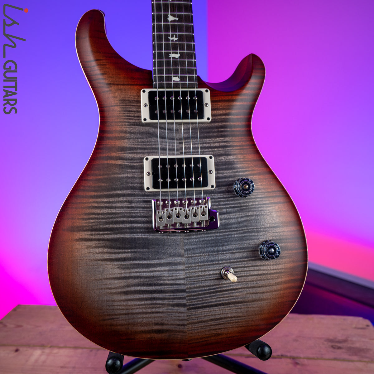 2020 PRS Paul Reed Smith CE 24 Charcoal Cherry Burst Satin – Ish