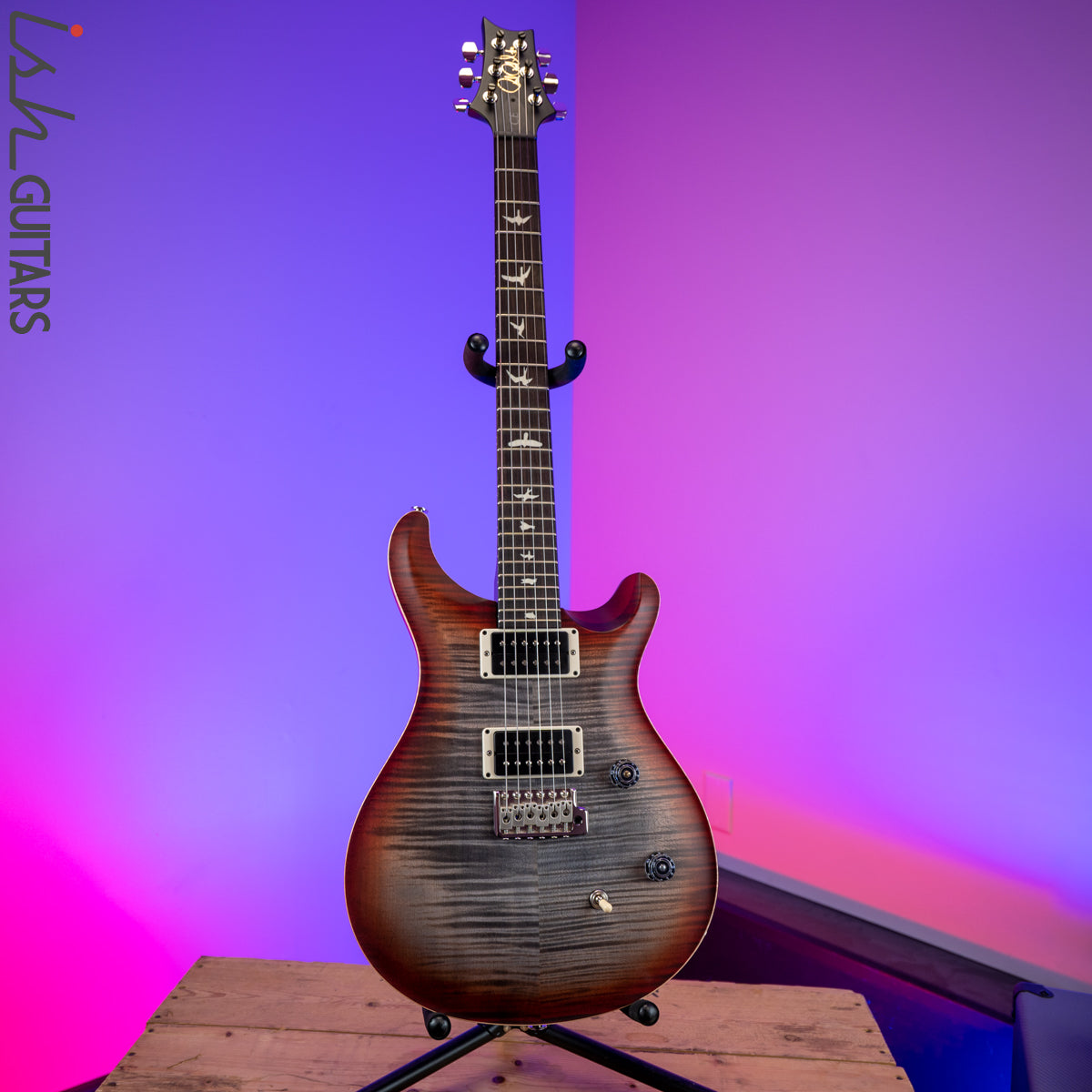 2020 PRS Paul Reed Smith CE 24 Charcoal Cherry Burst Satin – Ish