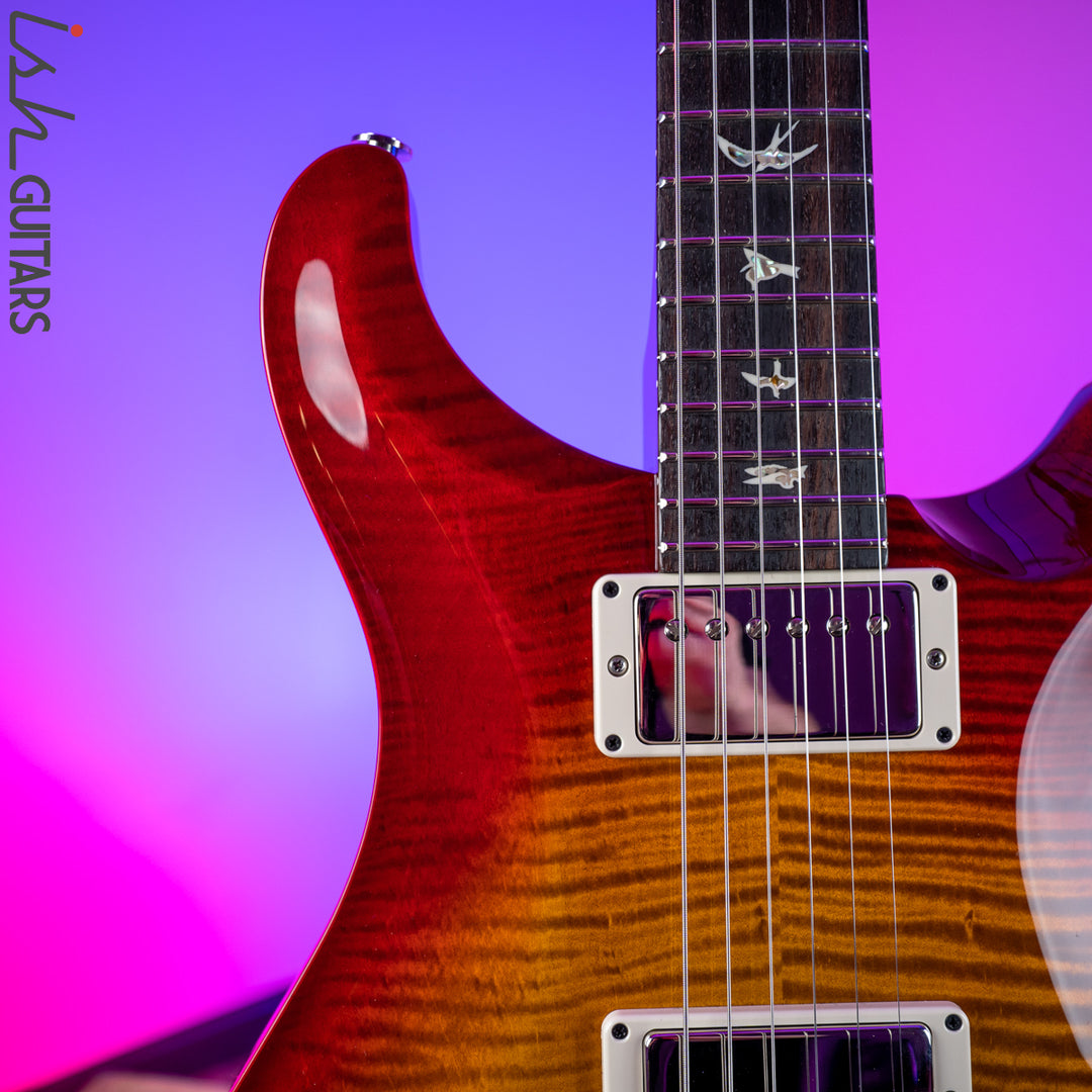 PRS DGT Dark Cherry Burst Wrap w/Birds
