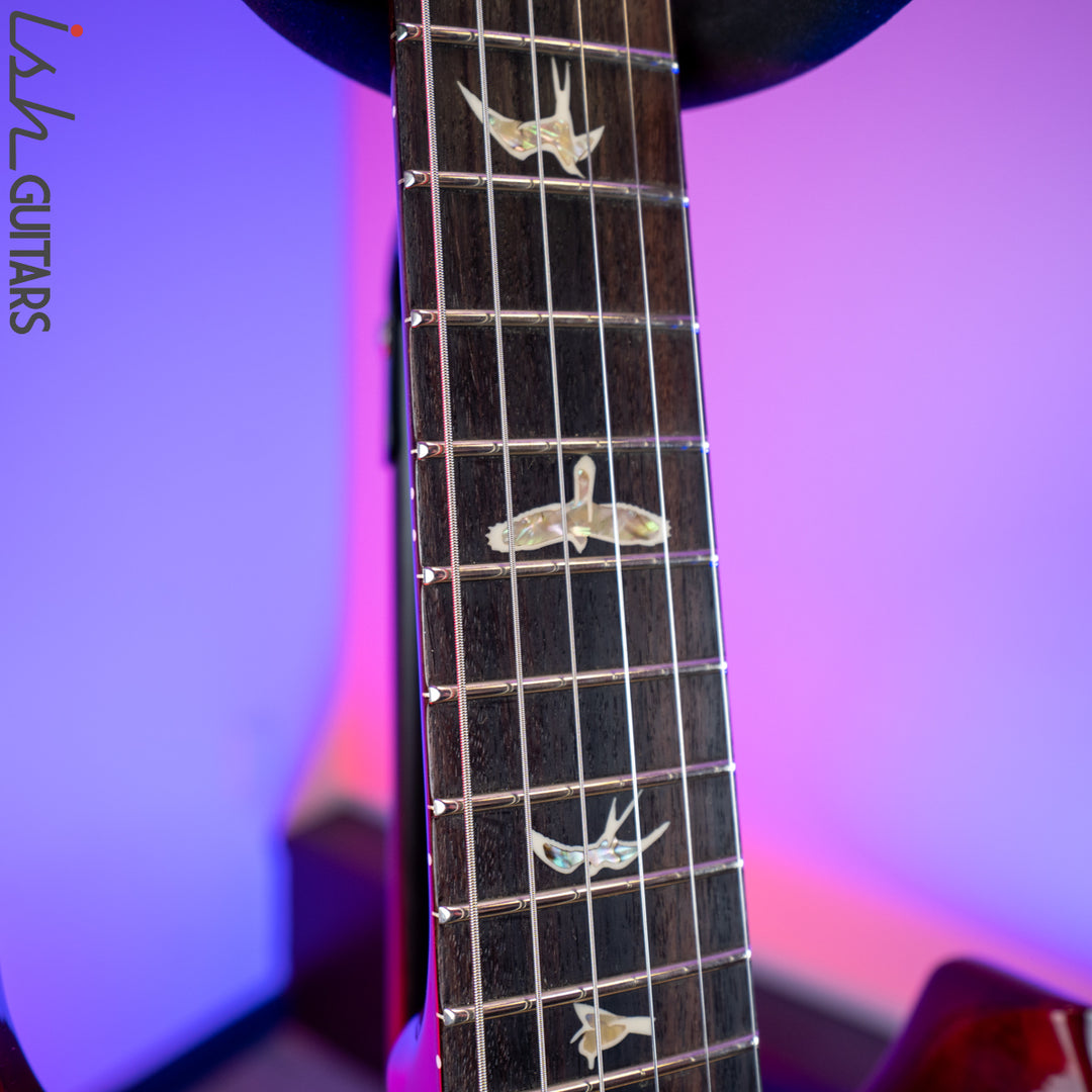 PRS DGT Dark Cherry Burst Wrap w/Birds