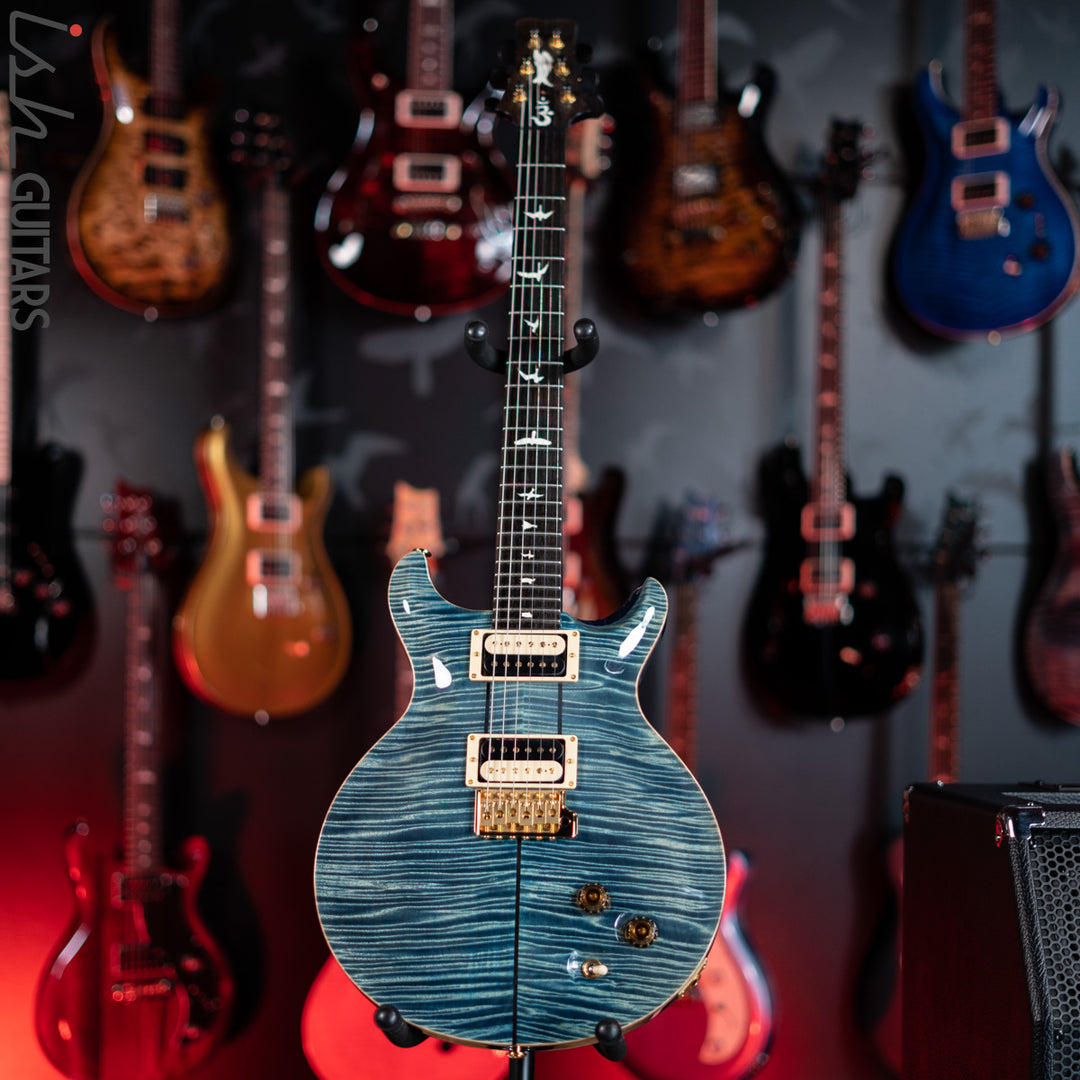 2005 PRS Santana II Private Stock Faded Aquamarine