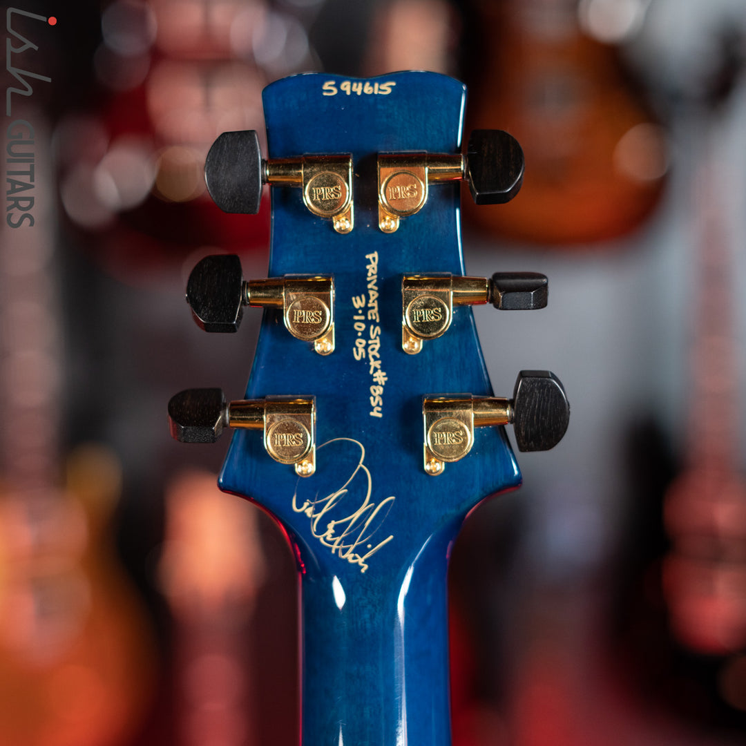 2005 PRS Santana II Private Stock Faded Aquamarine