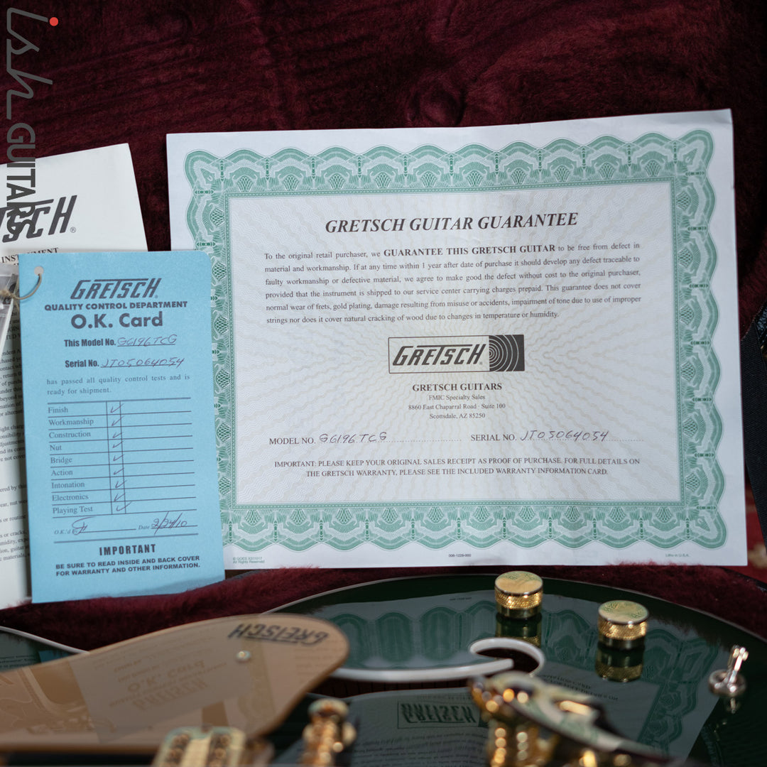 2010 Gretsch Country Club G6196T Cadillac Green