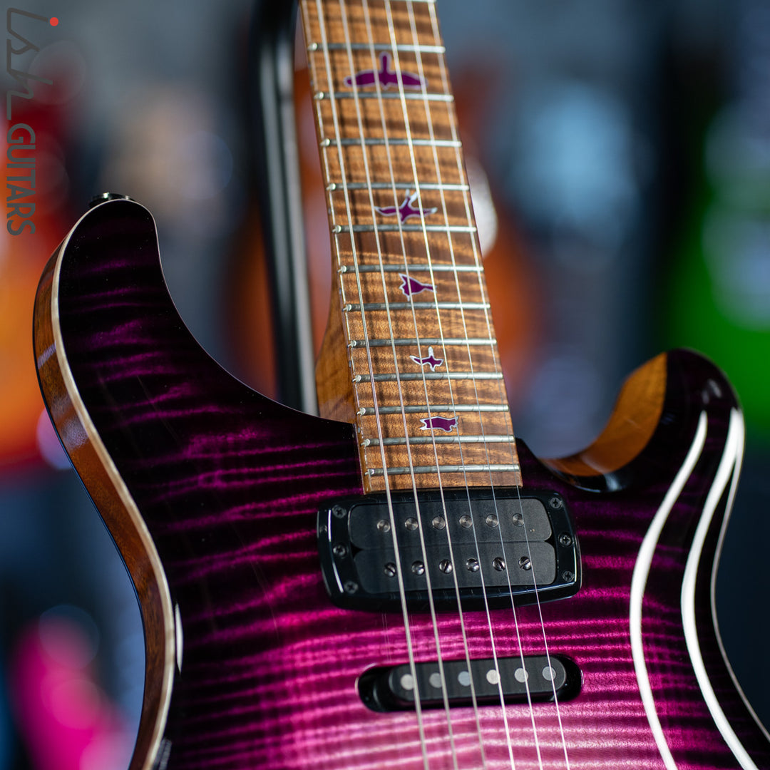 2021 PRS Private Stock Modern Eagle V Midnight Orchid Glow Smoked Burst