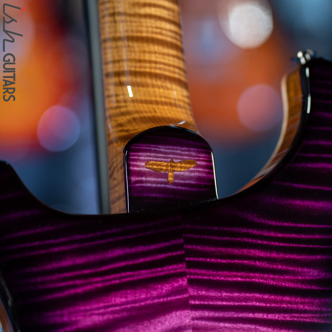 2021 PRS Private Stock Modern Eagle V Midnight Orchid Glow Smoked Burst