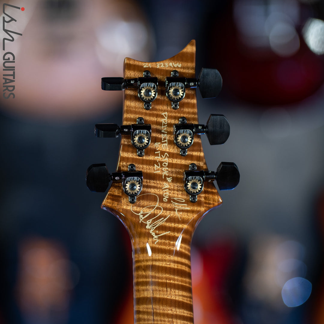 2021 PRS Private Stock Modern Eagle V Midnight Orchid Glow Smoked Burst