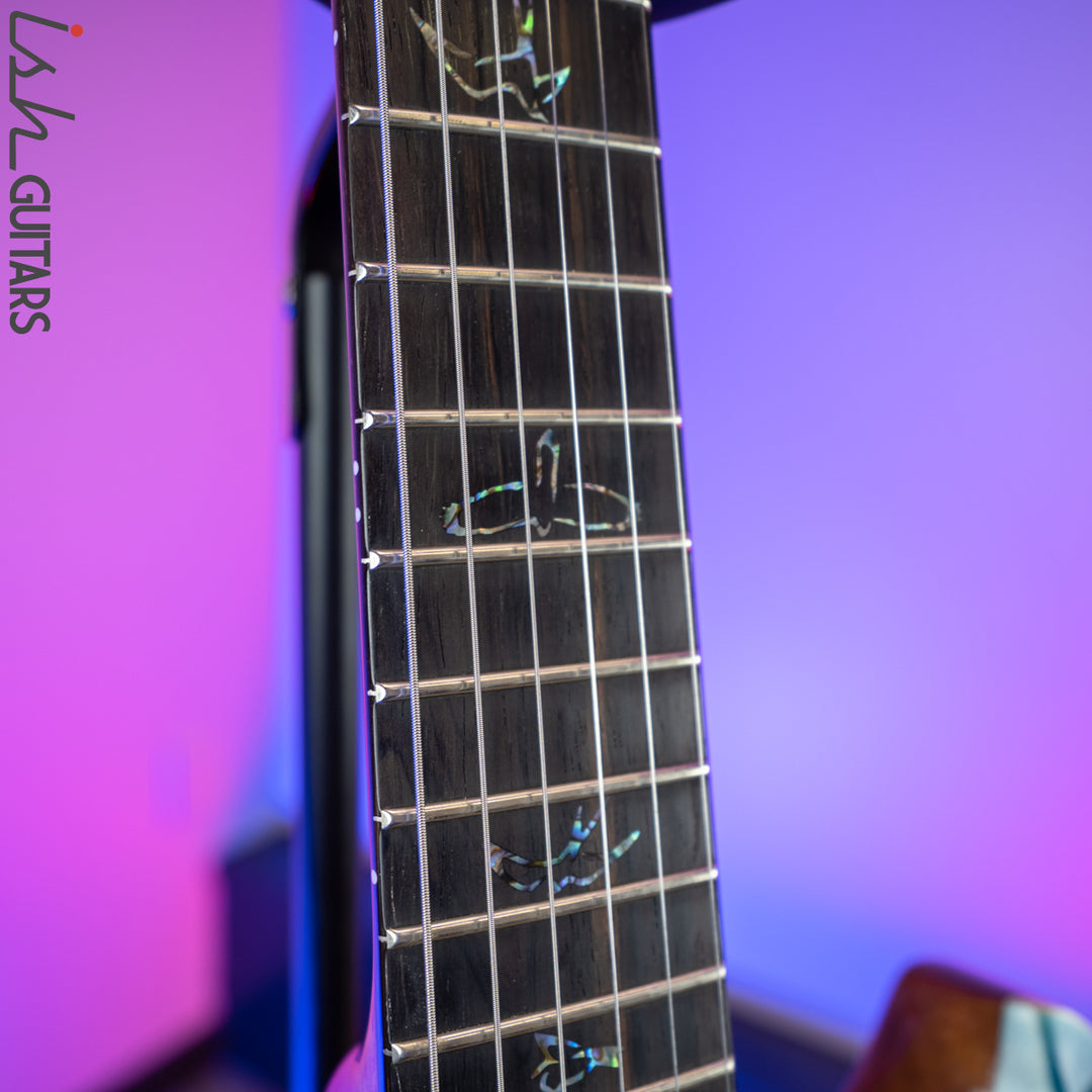 PRS Wood Library Custom 22 Soapbar 10 Top Quilt Aquableux