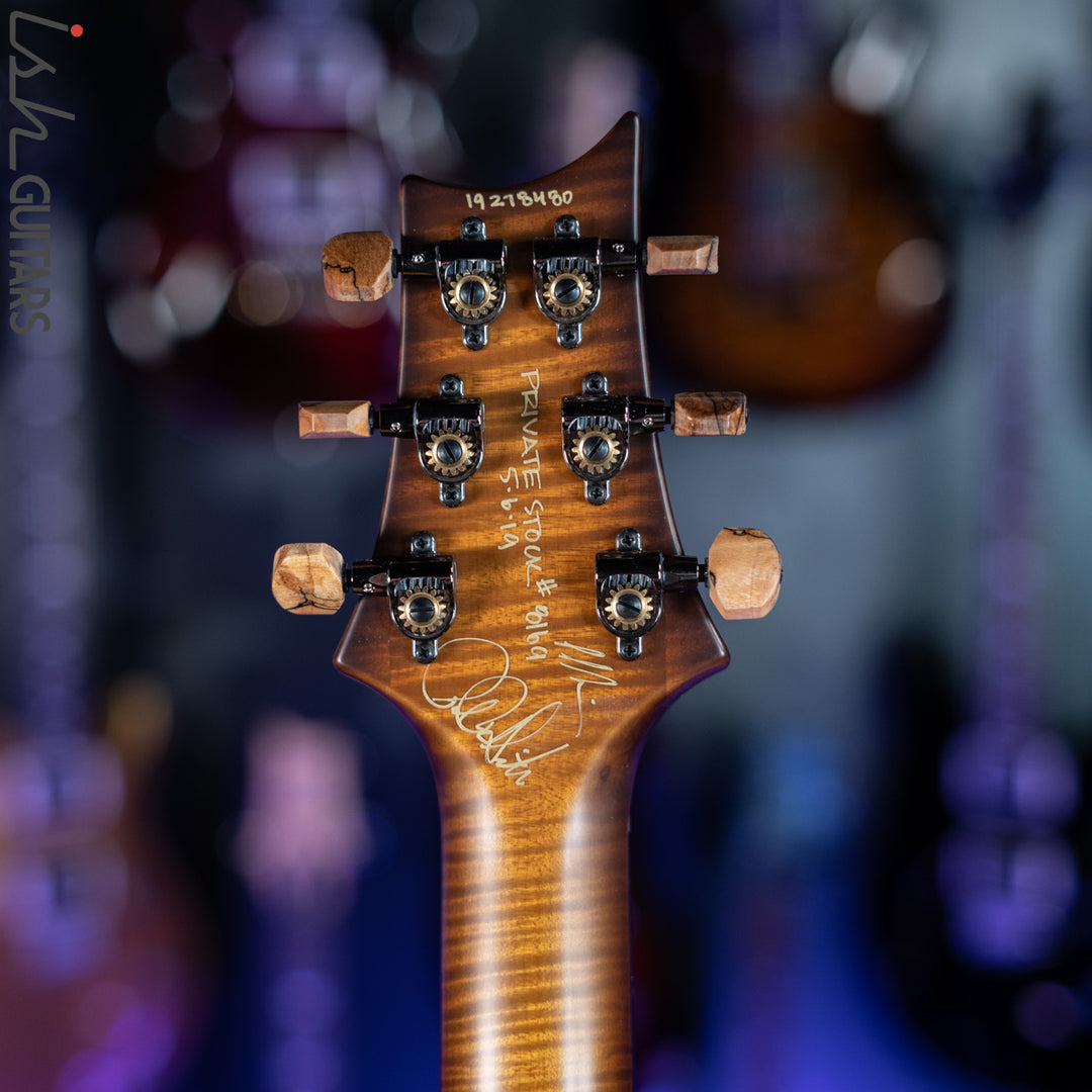2019 PRS Private Stock Custom 24 Spalted Maple Natural Satin