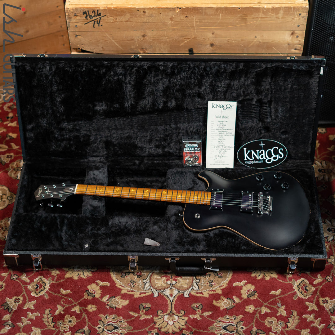 2018 Knaggs Kenai T3 Black with Roasted Maple Neck