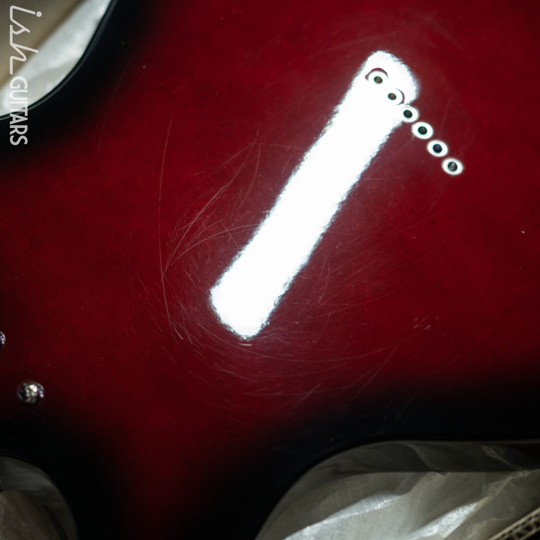 Danelectro 59x12 12-String Electric Guitar Red Burst Demo