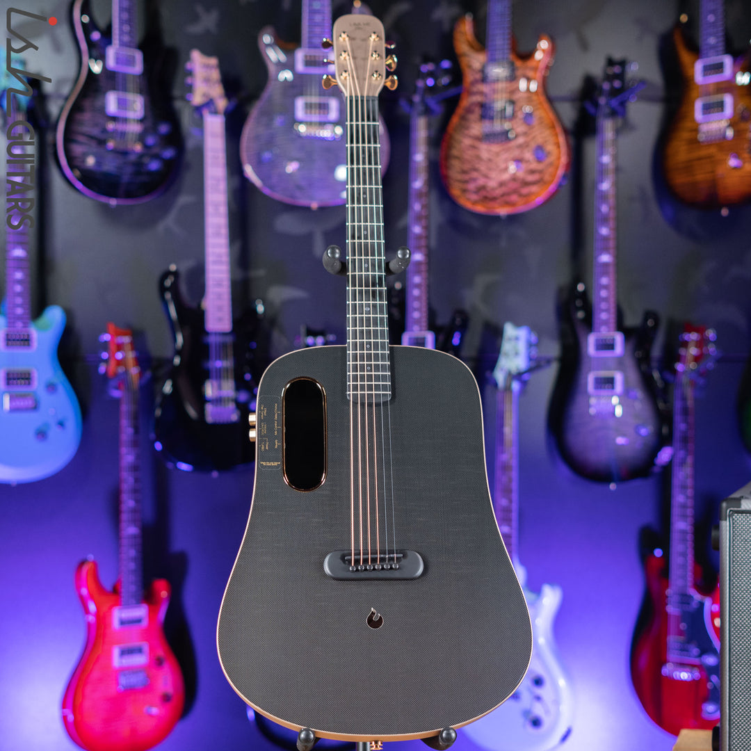 Lava Music Lava Me Pro Carbon Fiber Acoustic Guitar with Effects Black Gold