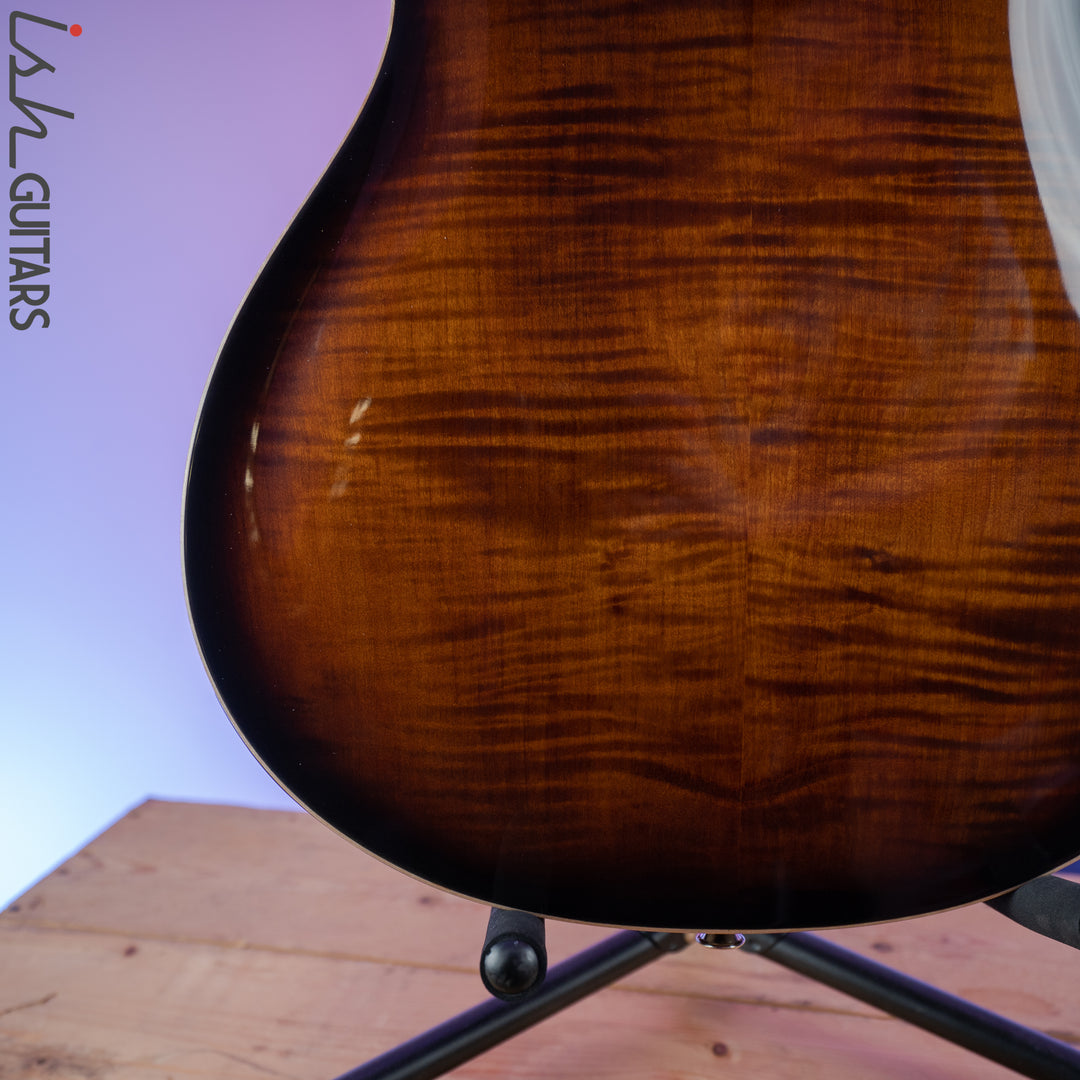2020 PRS Paul Reed Smith SE Hollowbody II Piezo Black Gold Burst