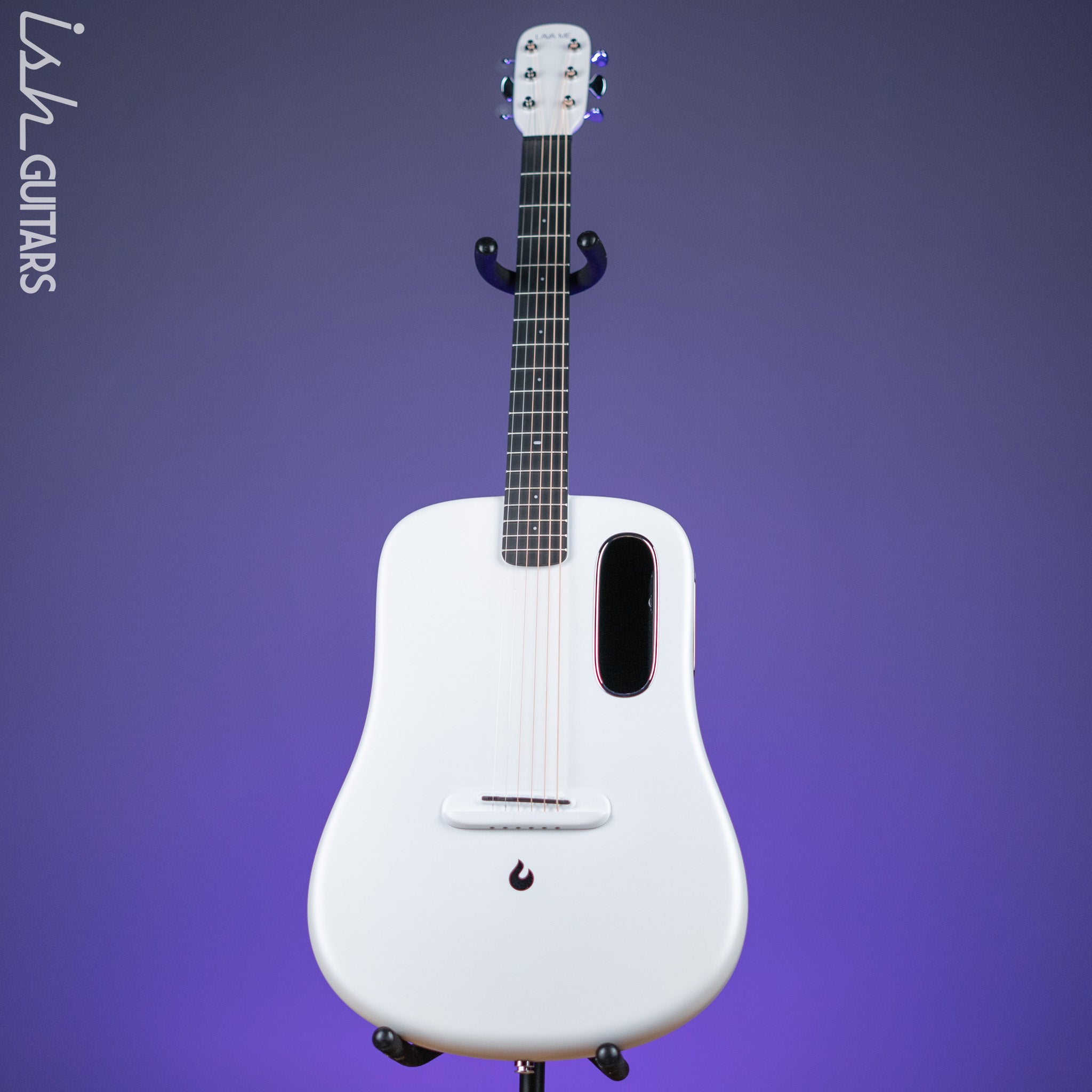 Lava Music Lava ME 3 Smart Acoustic Guitar 38” Left-Handed White w
