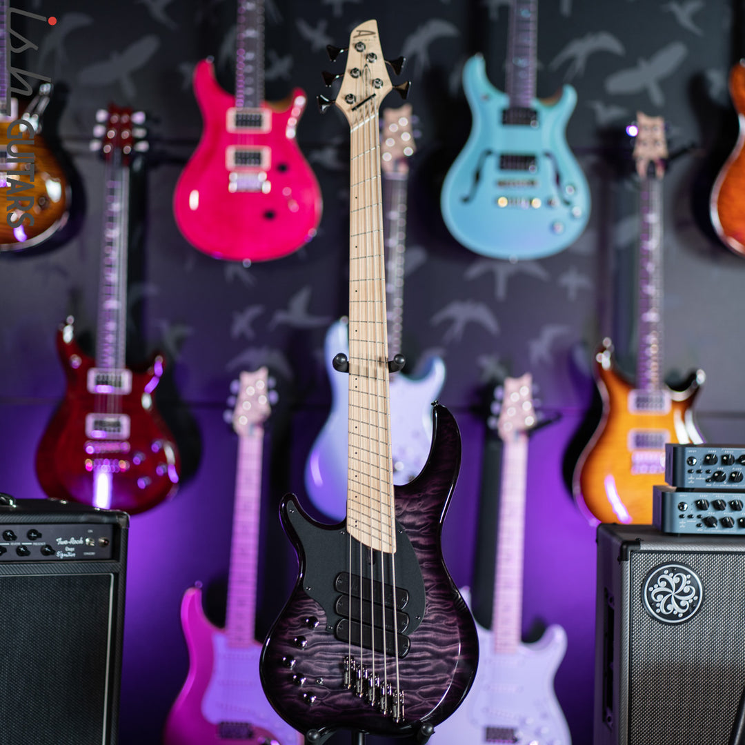 Dingwall Combustion Left-Handed 3 PUP 5-String Amethyst Burst