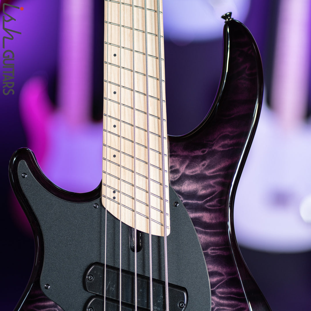 Dingwall Combustion Left-Handed 3 PUP 5-String Amethyst Burst