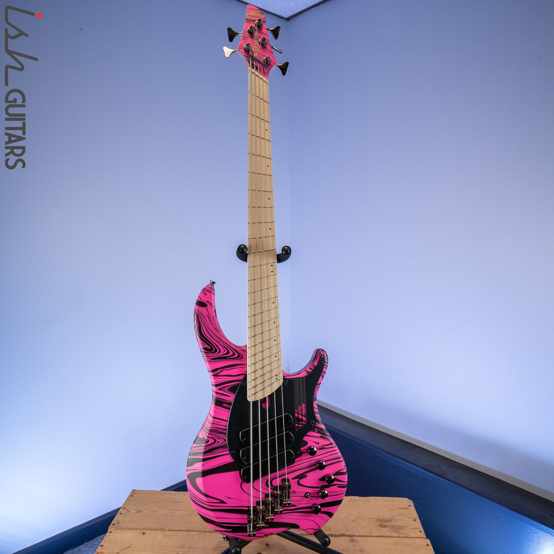 Dingwall NG-3 Matte Pink Swirl 5-String Bass B-Stock