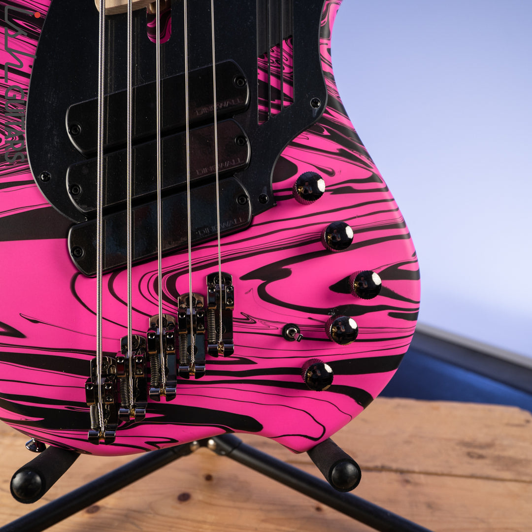 Dingwall NG-3 Matte Pink Swirl 5-String Bass B-Stock