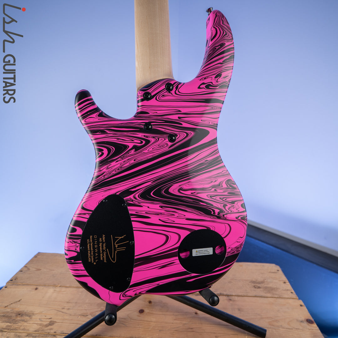 Dingwall NG-3 Matte Pink Swirl 5-String Bass B-Stock