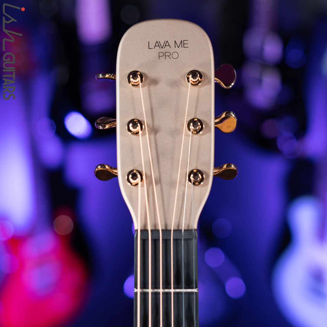 Lava Music Lava Me Pro Carbon Fiber Acoustic Guitar with Effects Black Gold