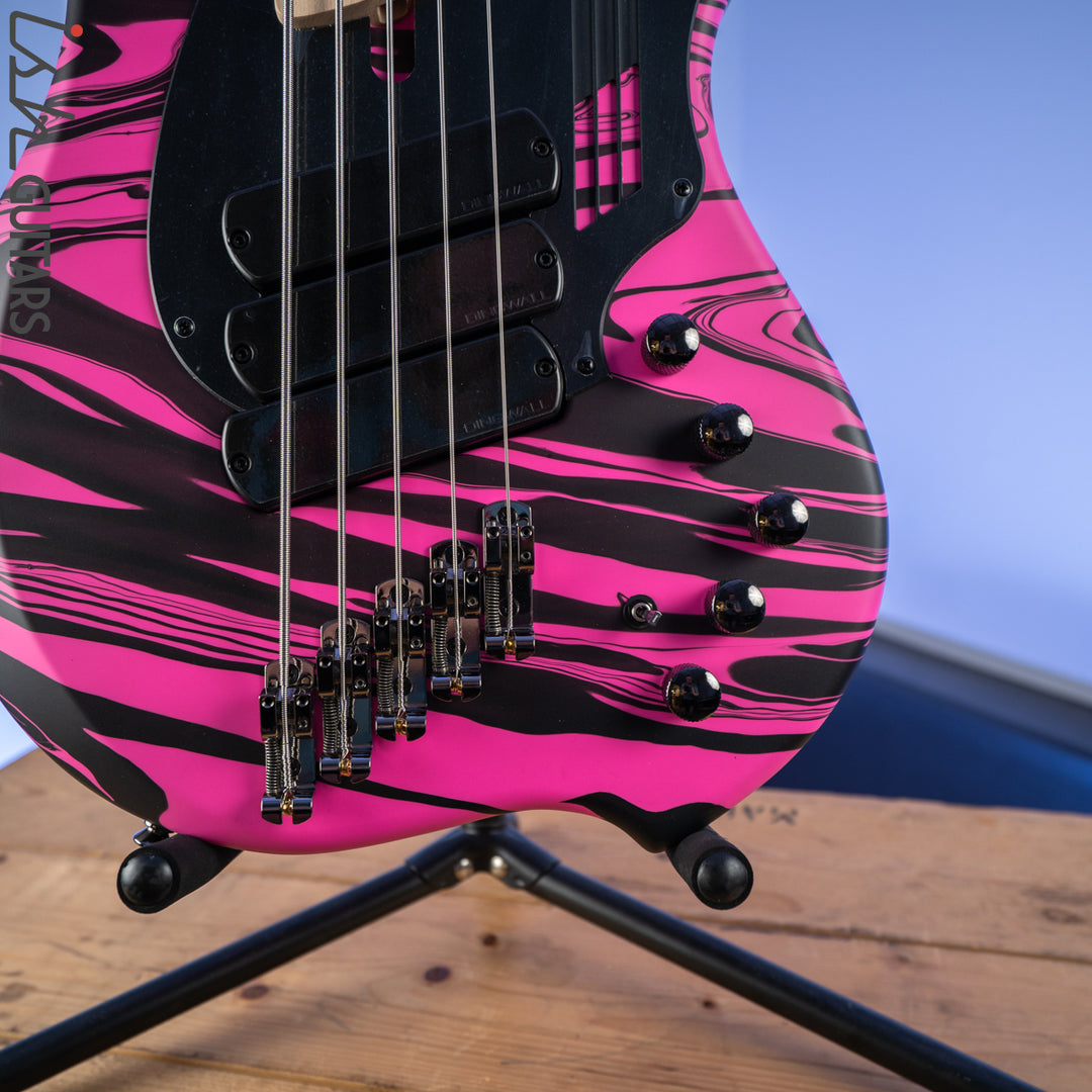 Dingwall NG-3 Matte Pink Swirl 5-String Bass