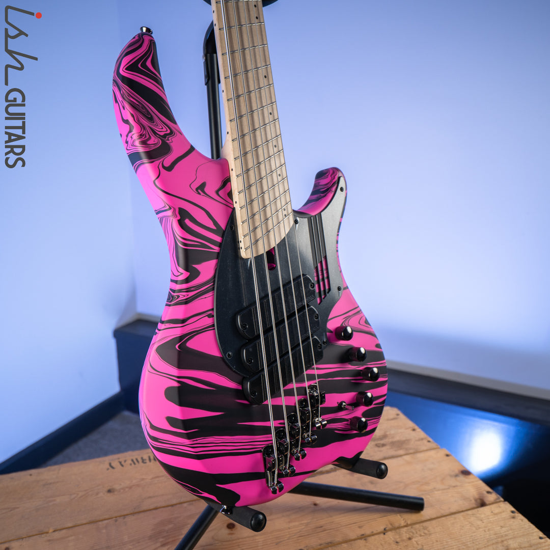 Dingwall NG-3 Matte Pink Swirl 5-String Bass