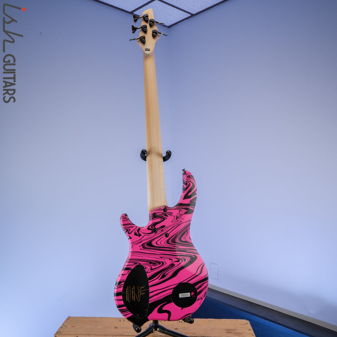 Dingwall NG-3 Matte Pink Swirl 5-String Bass