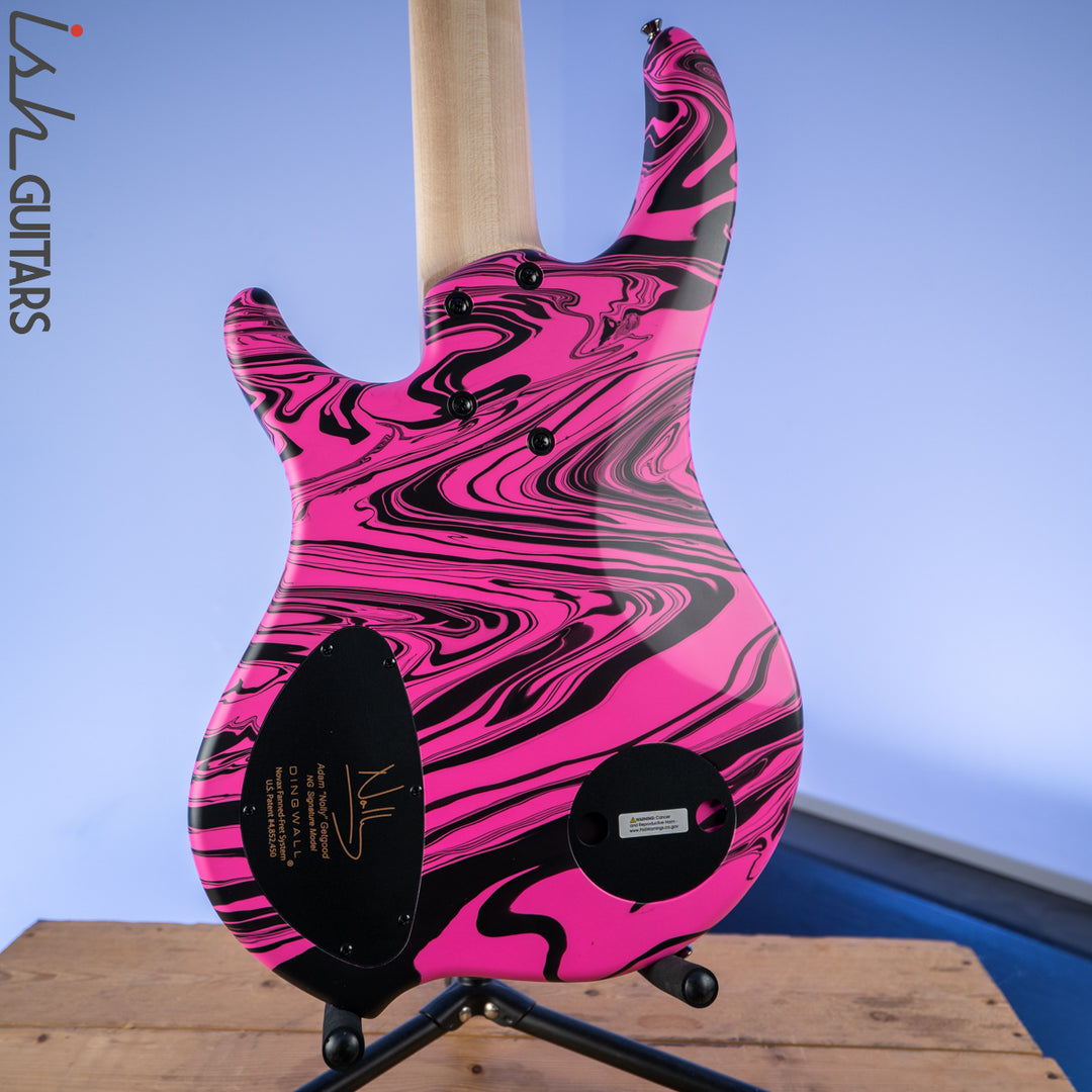 Dingwall NG-3 Matte Pink Swirl 5-String Bass