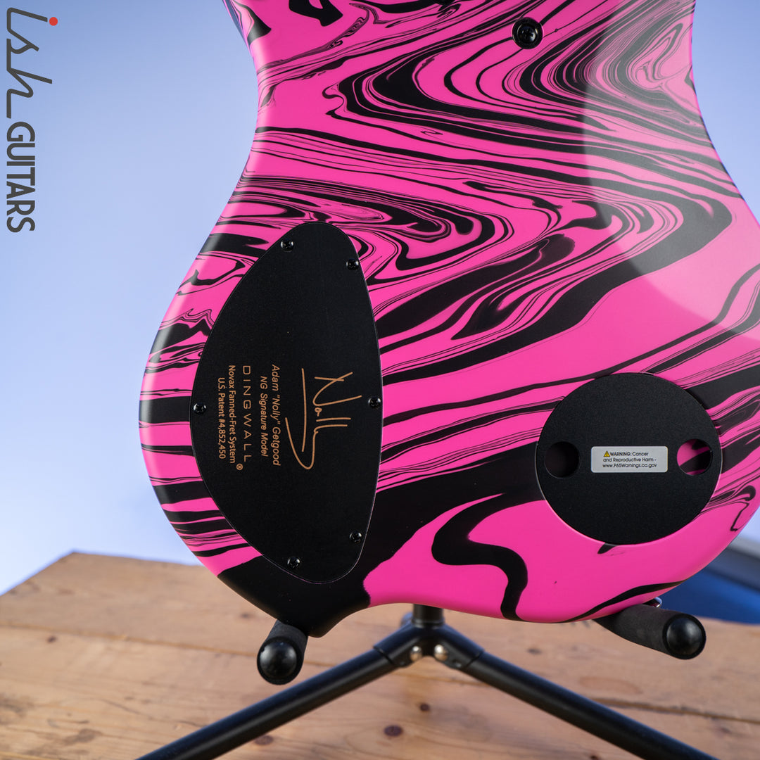 Dingwall NG-3 Matte Pink Swirl 5-String Bass