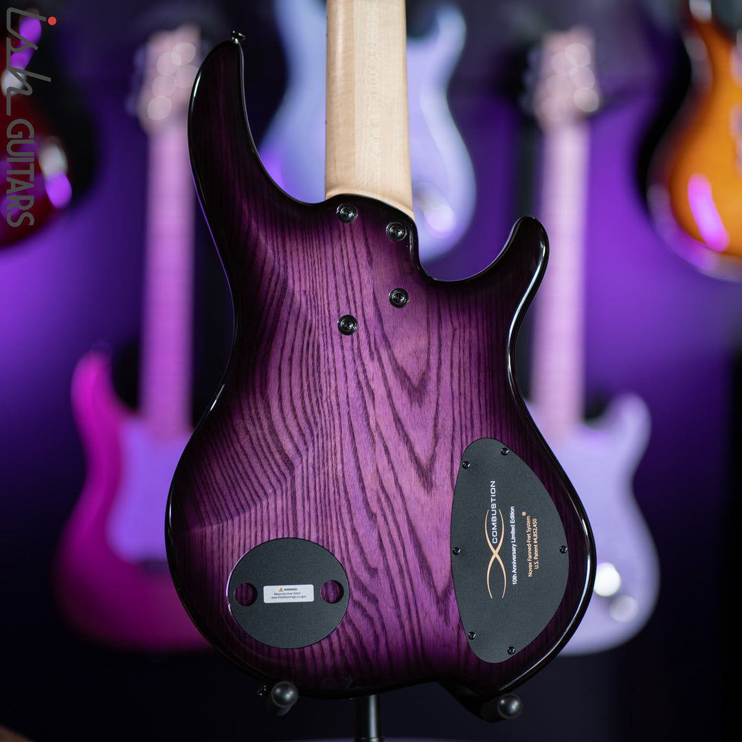 Dingwall Combustion Left-Handed 3 PUP 5-String Amethyst Burst