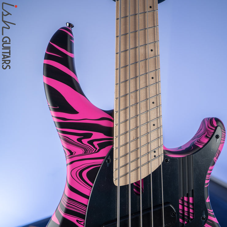 Dingwall NG-3 Matte Pink Swirl 5-String Bass