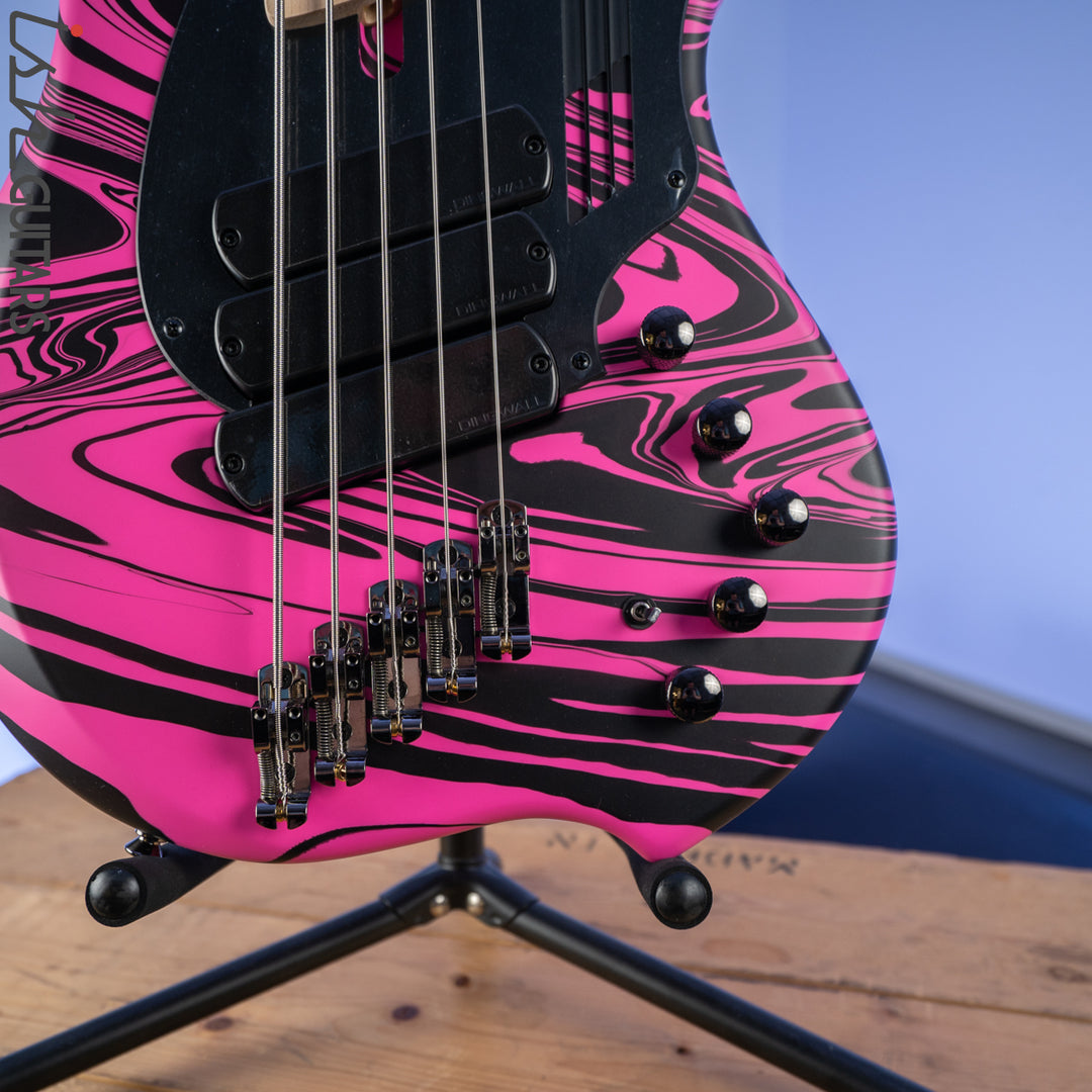 Dingwall NG-3 Matte Pink Swirl 5-String Bass