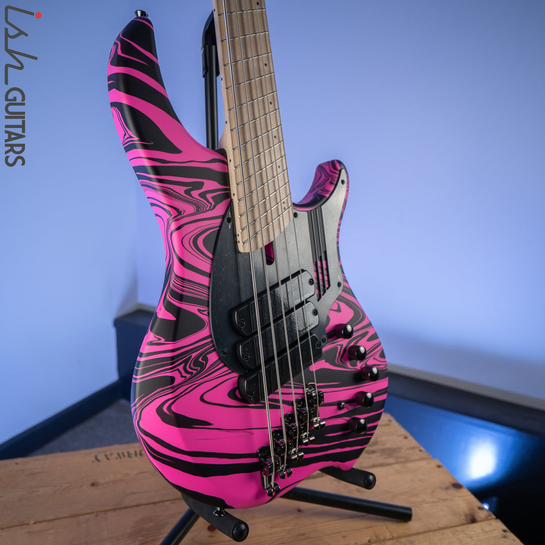 Dingwall NG-3 Matte Pink Swirl 5-String Bass