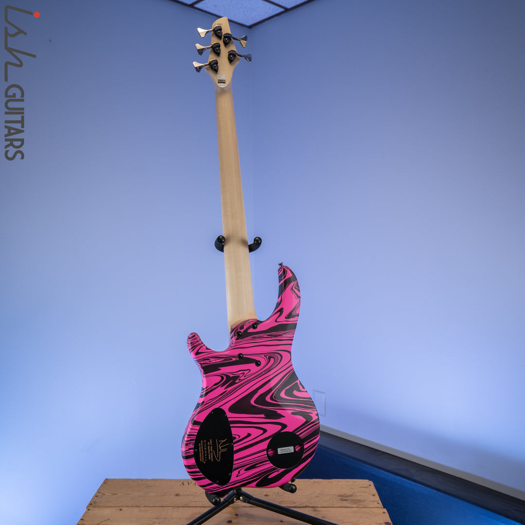 Dingwall NG-3 Matte Pink Swirl 5-String Bass