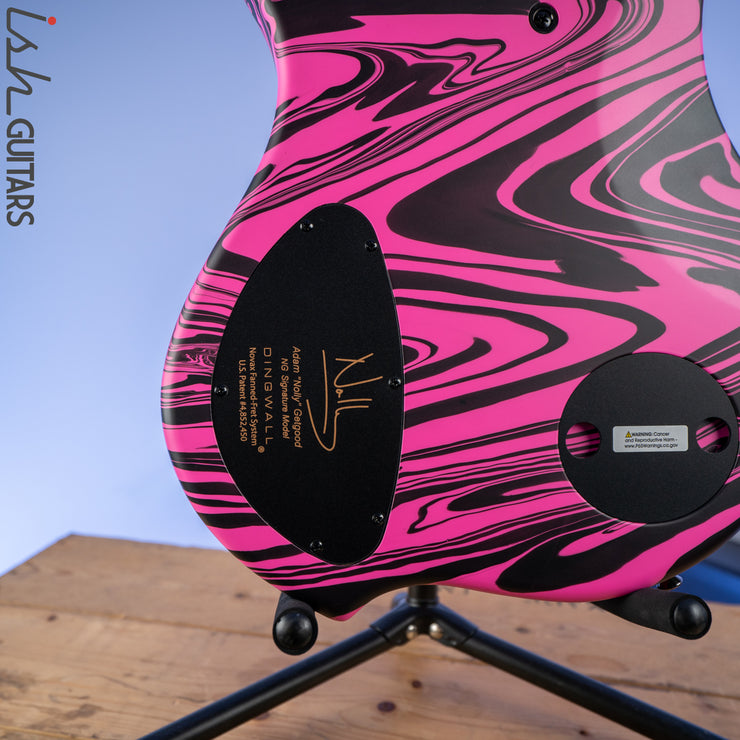 Dingwall NG-3 Matte Pink Swirl 5-String Bass