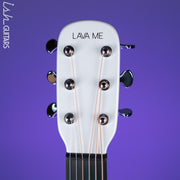 Lava Music Lava ME 3 Smart Acoustic Guitar 38” Left-Handed White w/ Space Bag